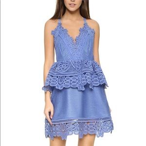 Self portrait peplum dress size 4